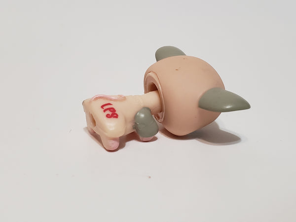LIKE NEW Littlest Pet Shop Pale Orange Rat Mouse 1168 w/ Gray Ears & Dull Green Eyes Authentic LPS Nov30npoHG