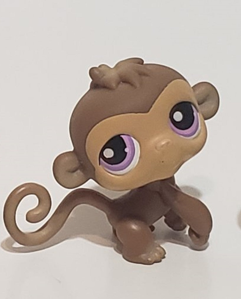 The Rarest Lps Littlest Pet Shop Rare Brown Monkey 274 Purple Eyes Authentic Lps AIK ...