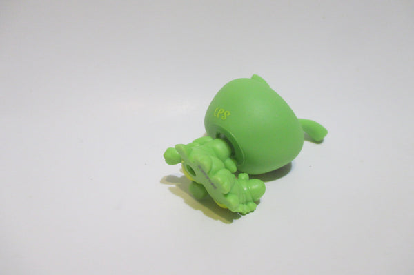 LIKE NEW Littlest Pet Shop Gen 7 G7 Yellow Green Caterpillar 6 Authentic Lps Feb13ni