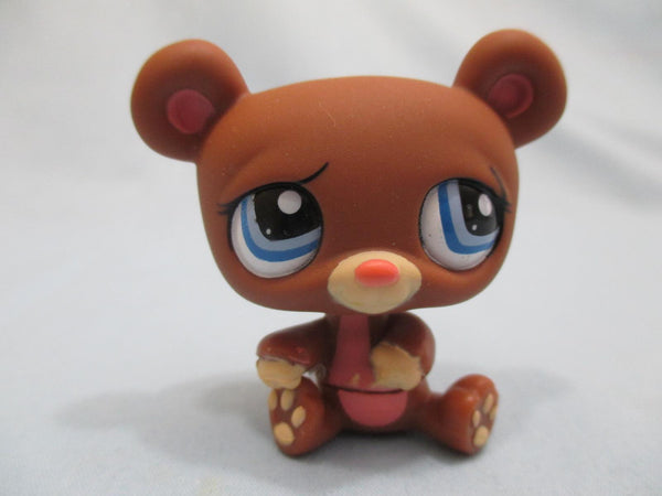 LIKE NEW LITTLEST PET SHOP 1583 Brown Panda Bear Authentic DEC08J