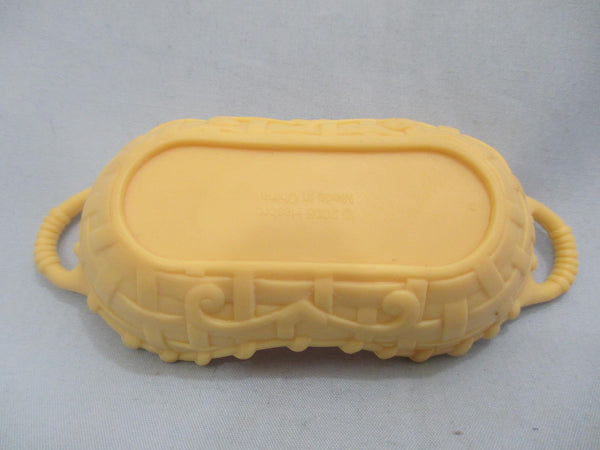 Littlest Pet Shop LPS Pink and Yellow Basket Bed Replacement Part Accessory Jan22ni