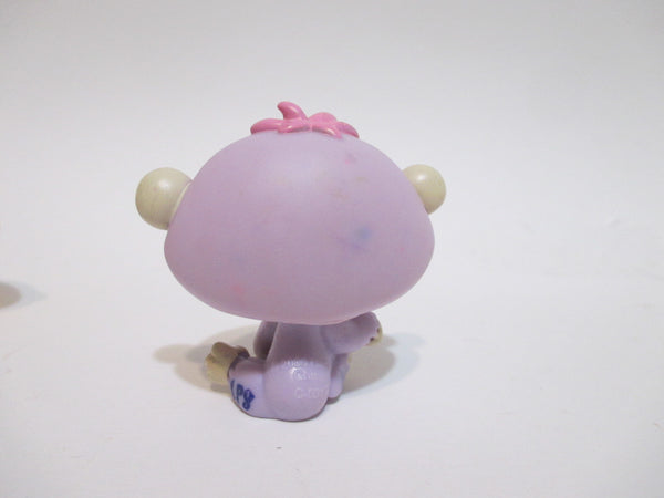 Littlest Pet Shop 2209 Lavender Cream Chimpanzee Monkey Authentic AIK Blemished As Shown NOV19J