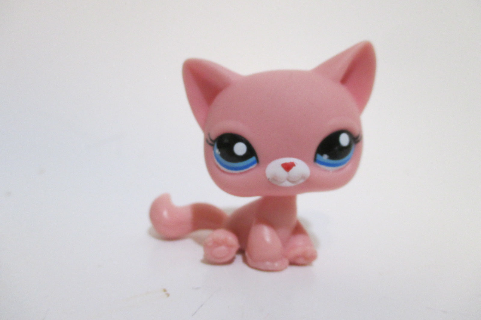 Pink Lps Littlest Pet Shop Extremely Rare Pink Shorthair Short Hair Cat Blind ...