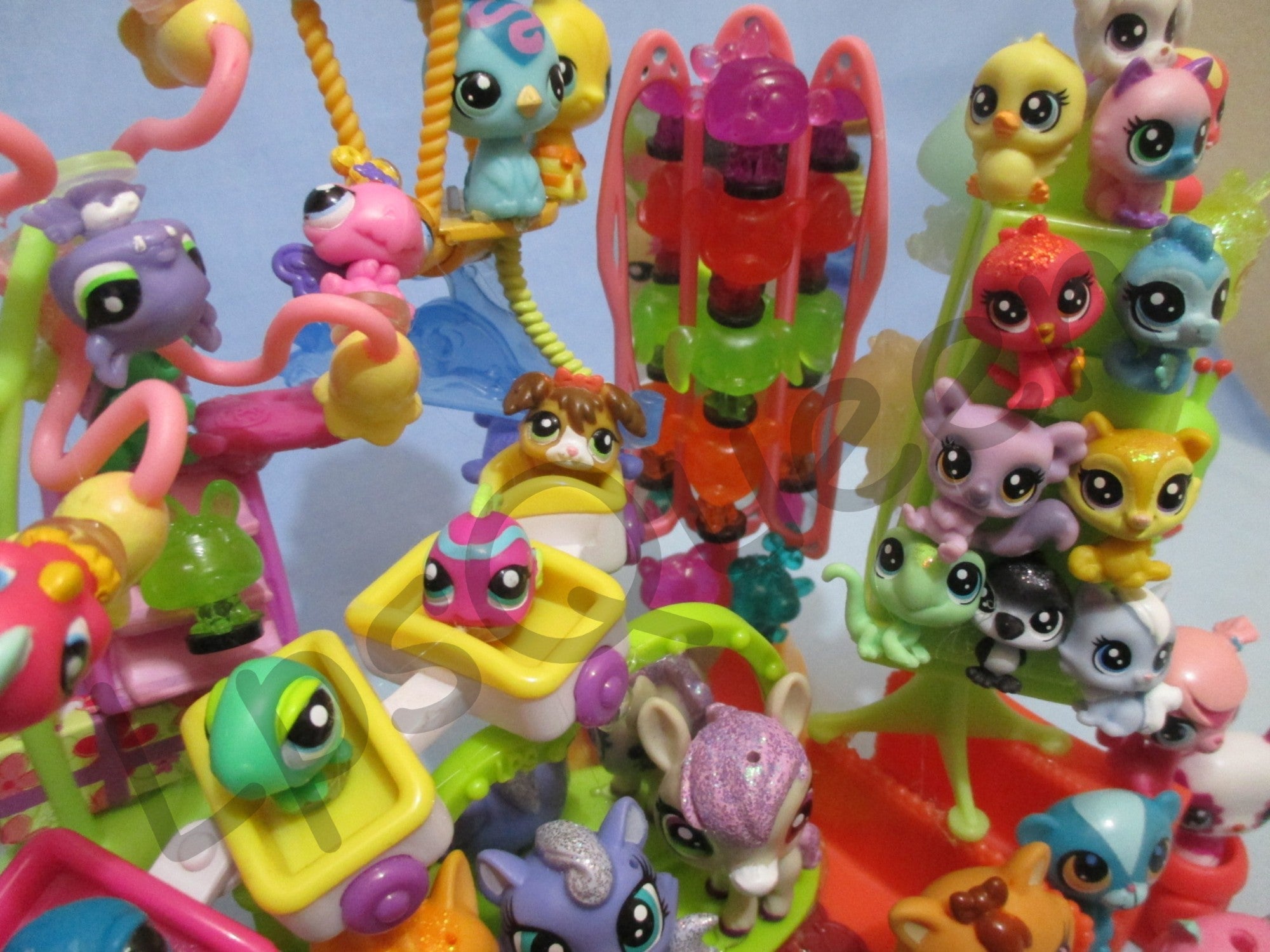 Littlest Pet Shop Lot 8 Random Fairy Teeniest Cutest Baby LPS At the Fair