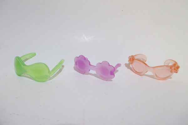 Littlest Pet Shop LPS LOT of 3 RANDOM Pieces FLOWER GLASSES SUNGLASSES Accessories BEST DEAL! 100% Authentic SEE VIDEO