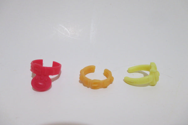 Littlest Pet Shop Random 3 Different Collars Lot Dog Cat Lps Accessory Authentic SEE VIDEO