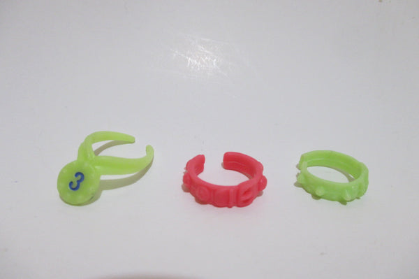 Littlest Pet Shop Random 3 Different Collars Lot Dog Cat Lps Accessory Authentic SEE VIDEO