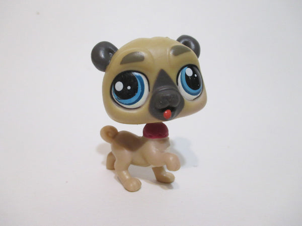 LIKE NEW Littlest Pet Shop Wagger Hobbs 3770 Pug Dog Authentic Lps MAY12J