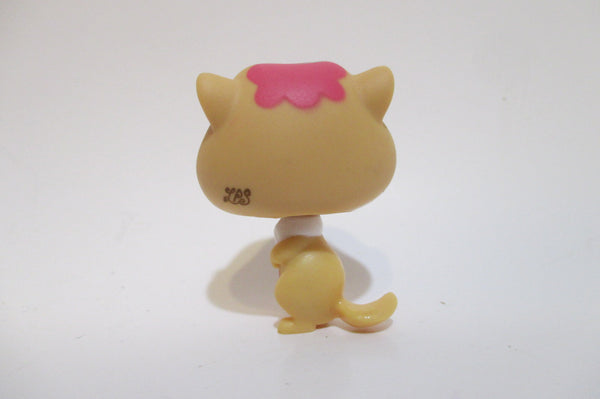 Littlest Pet Shop Prairie Dog 3019 Yellow Sprinkles Rodent Pink Authentic LPS Feb7ni