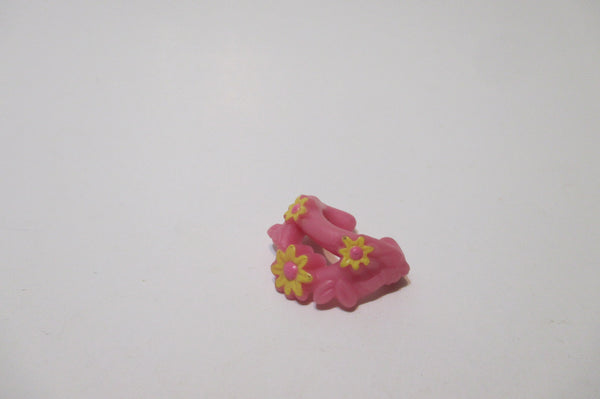 Littlest Pet Shop Pink Necklace W Yellow Flowers Accessory Authentic Nov23ni