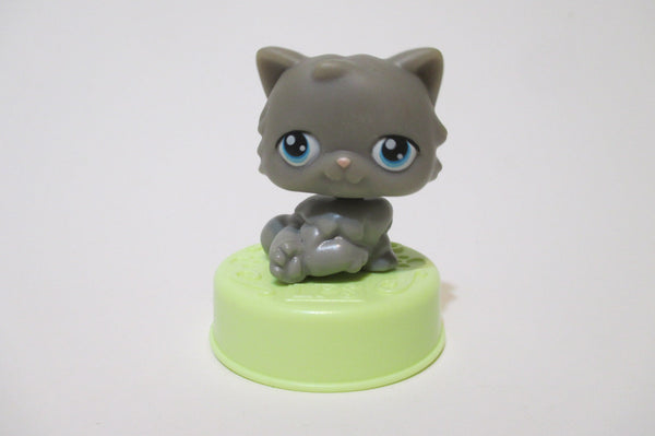 Littlest Pet Shop Grey Persian Mcdonalds Toy Dog Authentic Jan23ni