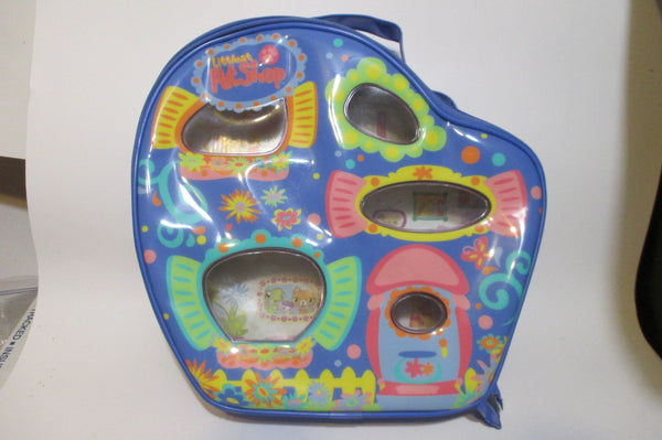 Littlest Pet Shop Medium Plastic Bag Purse Carrying Case on the Go LPS APR22J