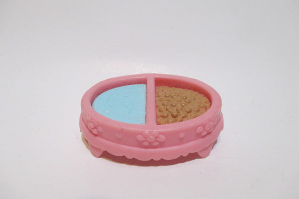 Littlest Pet Shop Rare Pink Feeder Food Bowl Accessory Lps APR22J