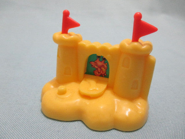 Littlest Pet Shop LPS Yellow Sand Castle Accessory Authentic Nov24ni