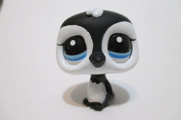 Littlest Pet Shop Black White Blythe Penguin 2244  Bird Authentic LPS MAY14J