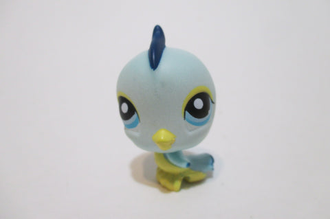Littlest Pet Shop 190 Blue Parakeet Authentic Mar22j