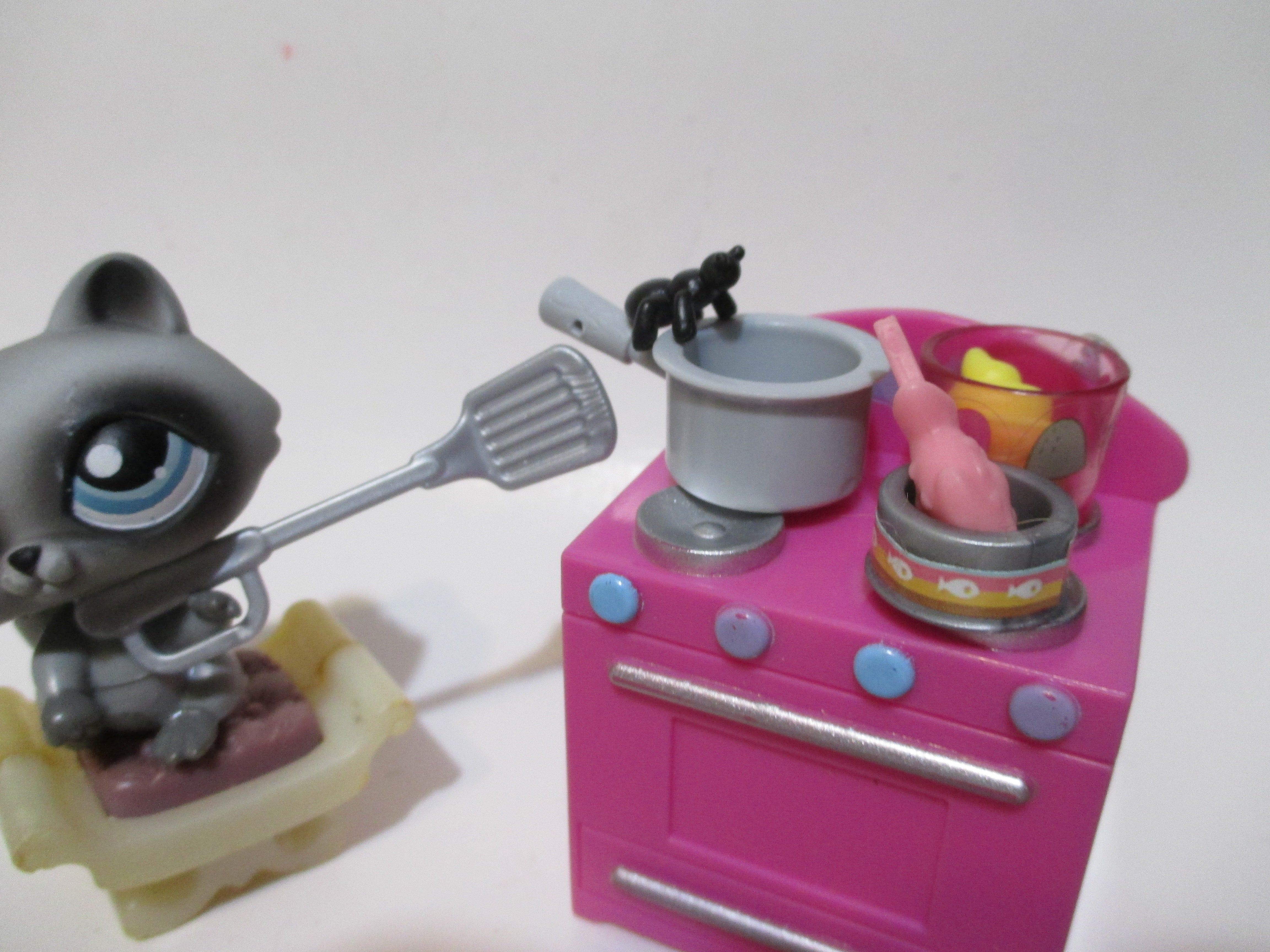 Figurine Littlest Pet Shop LPS Raton Laveur #669 - Occasion - Marque Hasbro - Collection