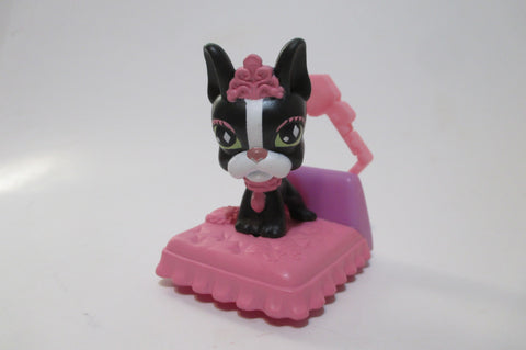 Littlest Pet Shop McDonalds French Bulldog 2008 Authentic Lps Jan23ni