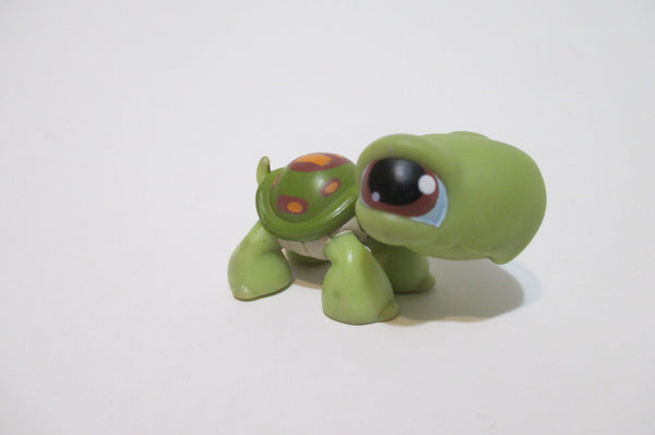 LIKE NEW Littlest Pet Shop Green Turtle 8 Authentic LPS FEB10J