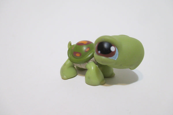 Littlest Pet Shop Green Turtle 8 Authentic LPS Dec05ni