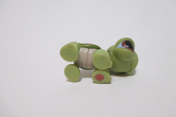 Littlest Pet Shop Green Turtle 8 Authentic LPS Dec05ni