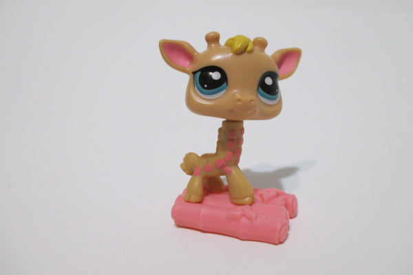 LIKE NEW Littlest Pet Shop McDonalds Happy Meal Toy Giraffe LPS Figure Dec8n