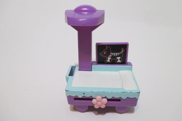 Littlest Pet Shop Purple Rescue Center Doctor X-Ray Table Magnetic Accessory SEE VIDEO Jan15ni