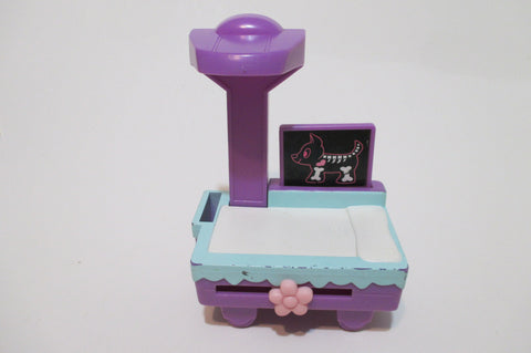 Littlest Pet Shop Purple Rescue Center Doctor X-Ray Table Magnetic Accessory SEE VIDEO Jan15ni
