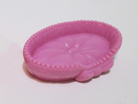 Littlest Pet Shop Pink Bed Basket Rare Accessory Rare Lps Dec23ni