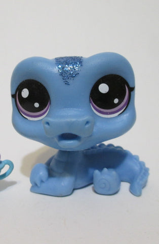 LIKE NEW Littlest Pet Shop Alligator Crocodile Sleek Gatori 2-S9 Authentic Nov25n