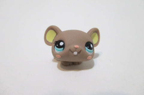 Littlest Pet Shop Gray Mouse 1889 Blushing Authentic Feb1ni