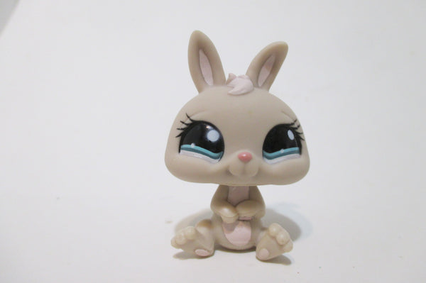 LIKE NEW Littlest Pet Shop Dwarf Bunny Rabbit 1258 Blue Eyes Authentic Nov30npoHG