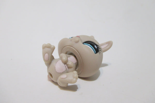 LIKE NEW Littlest Pet Shop Dwarf Bunny Rabbit 1258 Blue Eyes Authentic Nov30npoHG