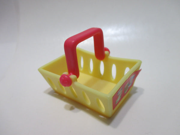 Littlest Pet Shop Yellow Basket Accessory Authentic LPS APR18J