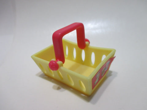 Littlest Pet Shop Yellow Basket Accessory Authentic LPS APR18J