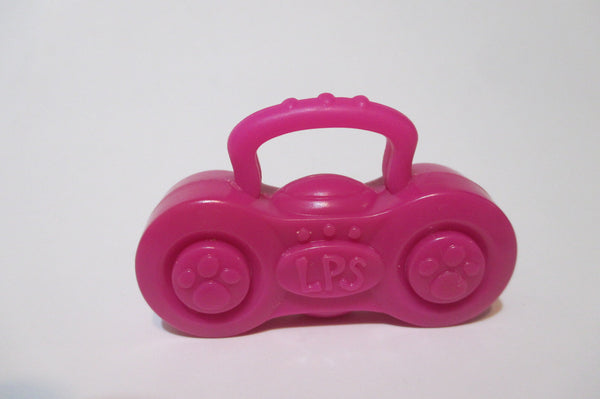Littlest Pet Shop Dark Pink Radio Accessory Lps Authentic Nov27ni