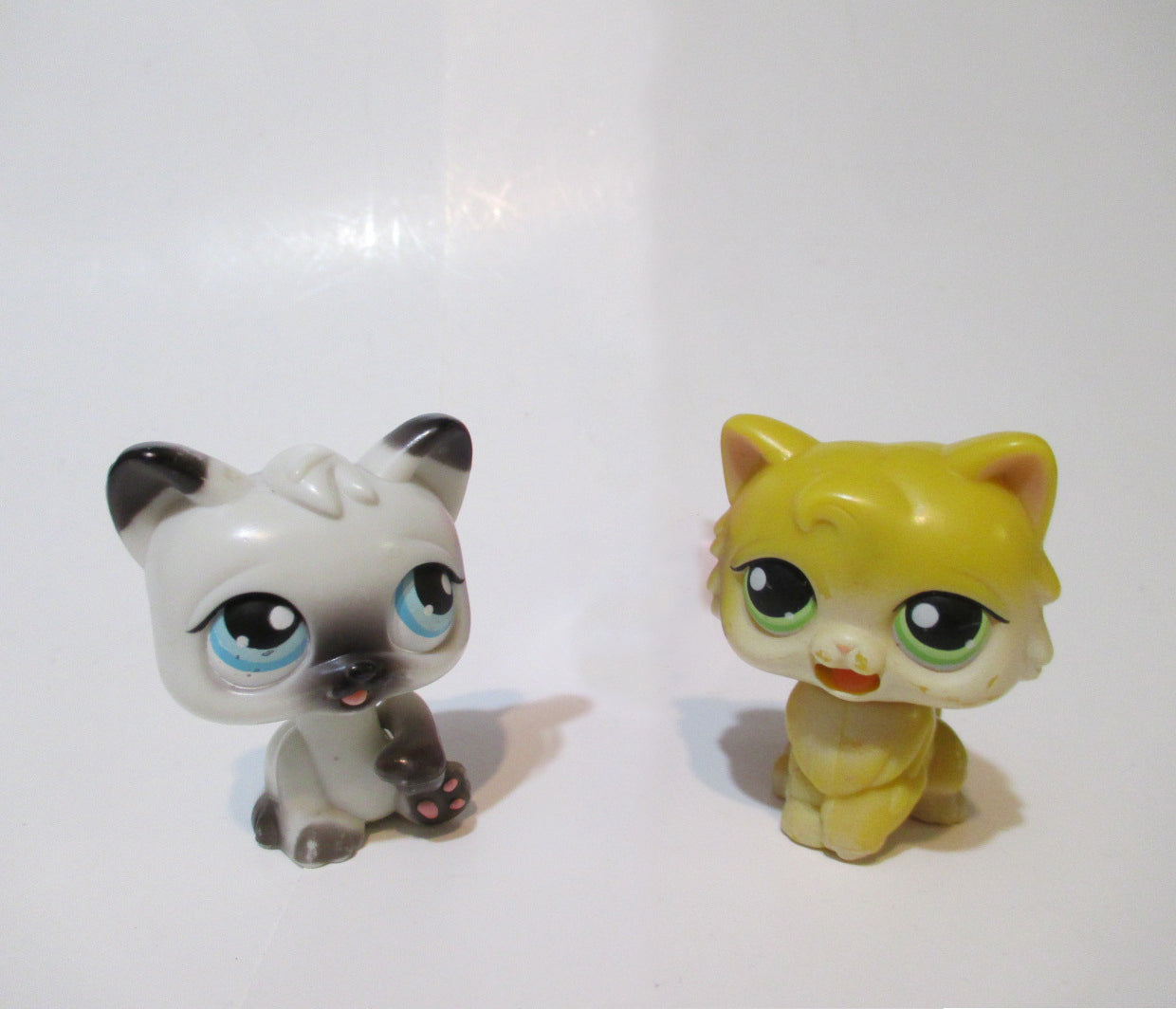 Littlest Pet Shop Lot Cat 2 Magic Motion Persian Kitty Set Authentic ...