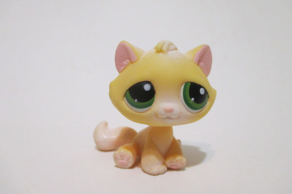 Littlest Pet Shop Rare Variation Bon Bon Tabby Cat Green Eyes 273  Authentic Lps Jan19ji