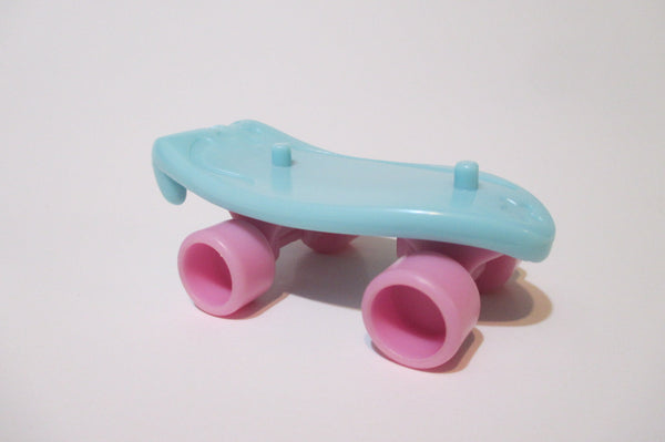 Littlest Pet Shop Blue Pink Skateboard Skate Board Accessory APR20J