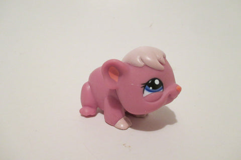 Littlest Pet Shop Pink Hamster Guinea Pig 1773 Blue Eyes Authentic Lps Nov7ni
