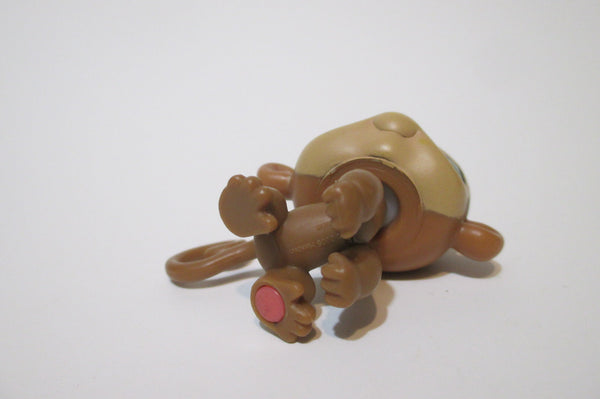 LIKE NEW Littlest Pet Shop Brown Monkey 57 Green Eyes Authentic Lps AUG16K