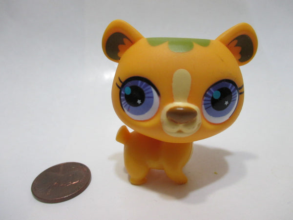 Littlest Pet Shop New Generation Golden Bear 2734 Purple Eyes Authentic DEC27J