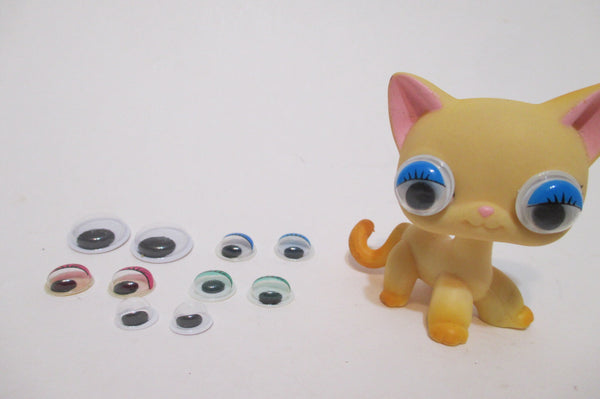 Littlest Pet Shop Lot of Random 5 Sets of Wiggly Eyes for LPS SEE VIDEO