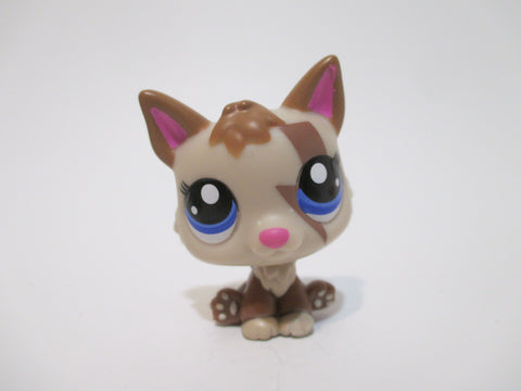LIKE NEW Littlest Pet Shop G7 Gen 7 Wave 2 German Shepherd 73 Wolf w/ Card Accessory Authentic Lps SEE VIDEO Feb9ni