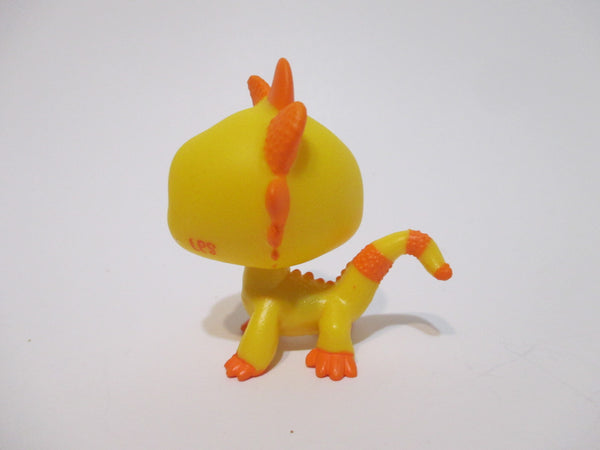 LIKE NEW Littlest Pet Shop G7 Gen 7 Wave 2 New Generation Iguana 83 Yellow Lizard Dragon New Edition Authentic LPS Dec4ni