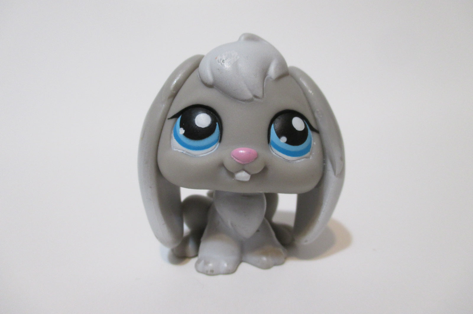 Littlest Pet Shop Gray Bunny Rabbit 346 Authentic Lps Blemished AUG31 JI86