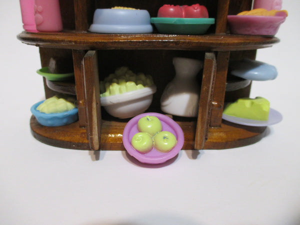Littlest Pet Shop Random Lot of 4 Kitchen Food Dishes Accessory Set Authentic LPS SEE VIDEO