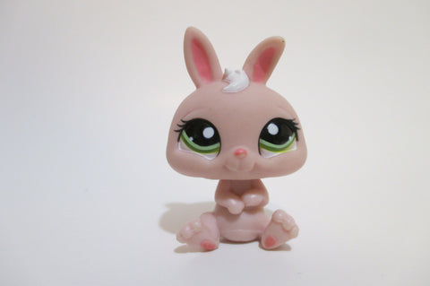 Littlest Pet Shop Rare Pink Dwarf Bunny Rabbit 1094 Authentic LPS AIK OCT25J WW