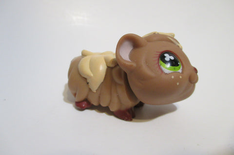 Littlest Pet Shop Guinea Pig Green Clover Eyes 753 Authentic Lps Feb7ni