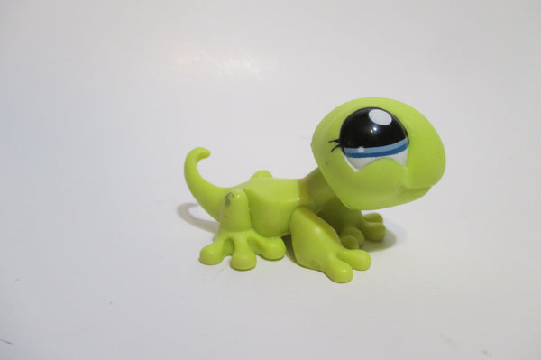 LIKE NEW Littlest Pet Shop Green Gecko Lizard 2601 Authentic Lps AIK Nov14ni